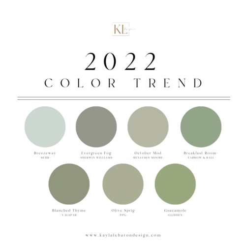 The Color Trend for 2022 - Kayla LeBaron Designs