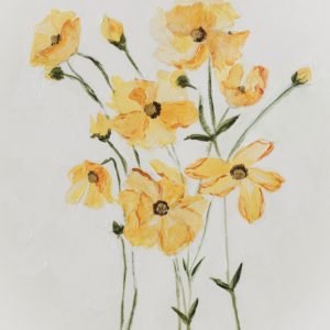 Yellow Flower Original Painting